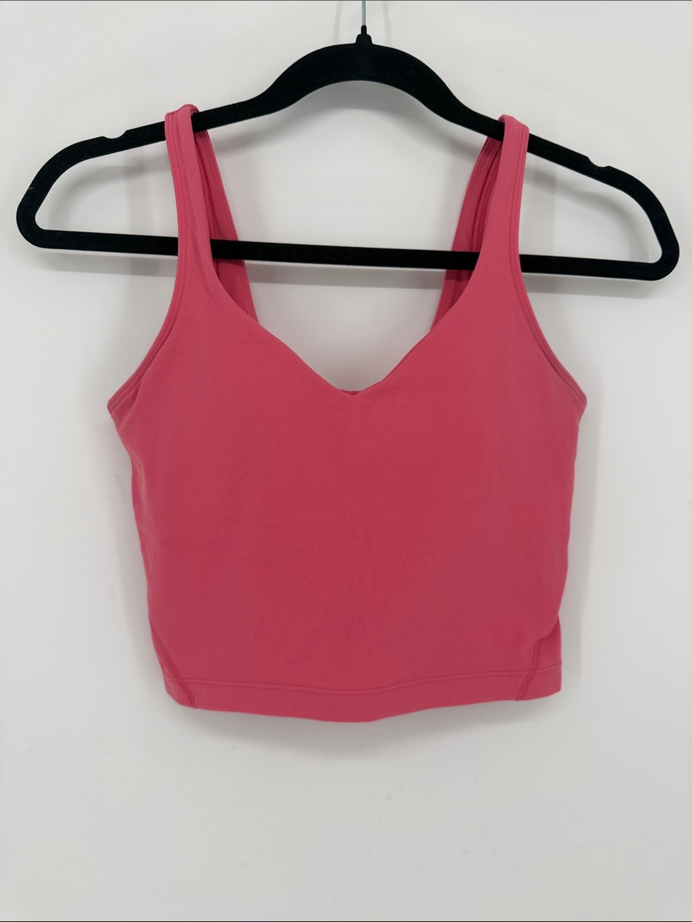 Lululemon Align Tank Guava Pink Size 4 Nulu Built-In Bra Yoga Crop Top